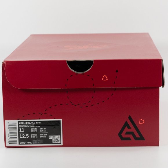 Nike Zoom Freak 3 NRG \'Valentine\'s Day\' DH7347-900 Giannis Basketball Sneakers main image 12